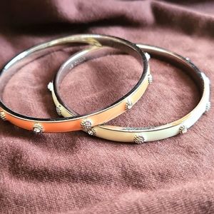 Enamel bangel bracelets